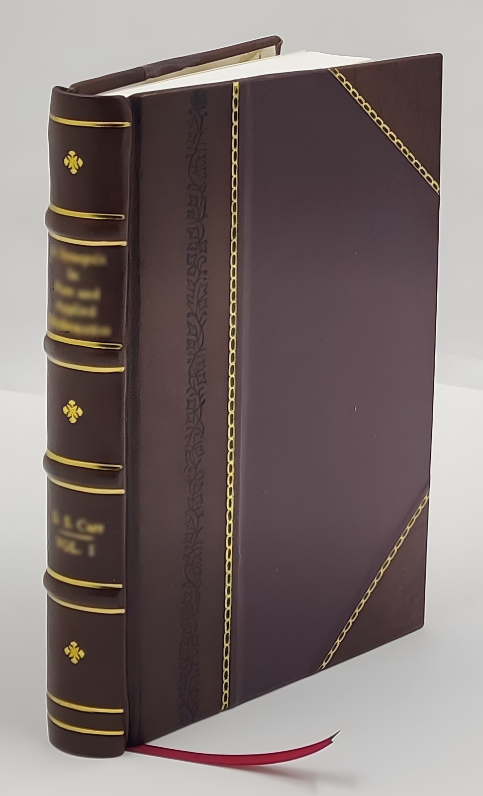 Manual of needlework and cutting out Specially adapted for tea [Leather Crafted]