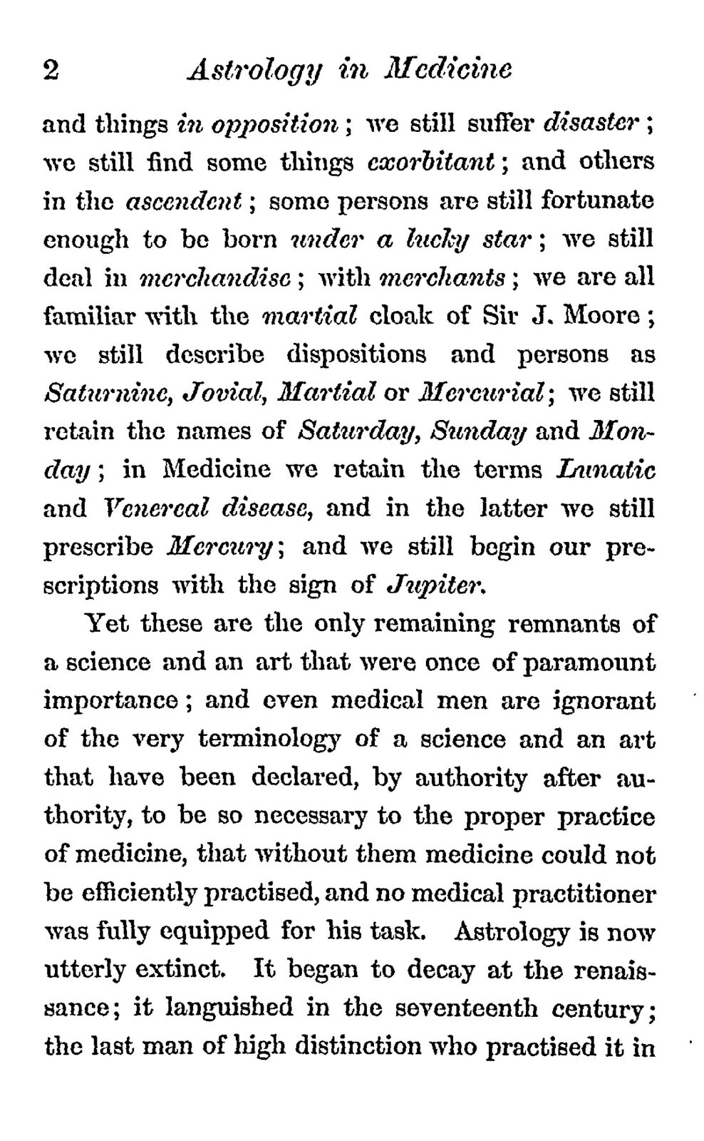 Astrology In Medicine “1914” 101 Pages